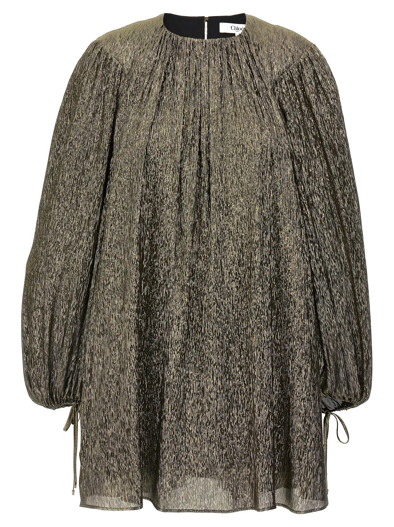 Chloé Lamé Dress