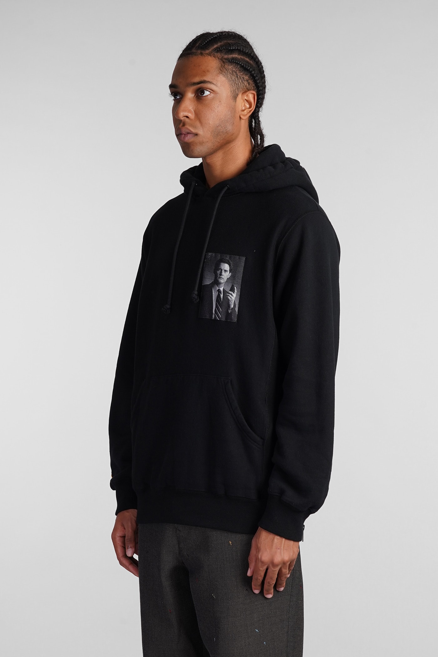 Shop Undercover Sweatshirt In Black Cotton