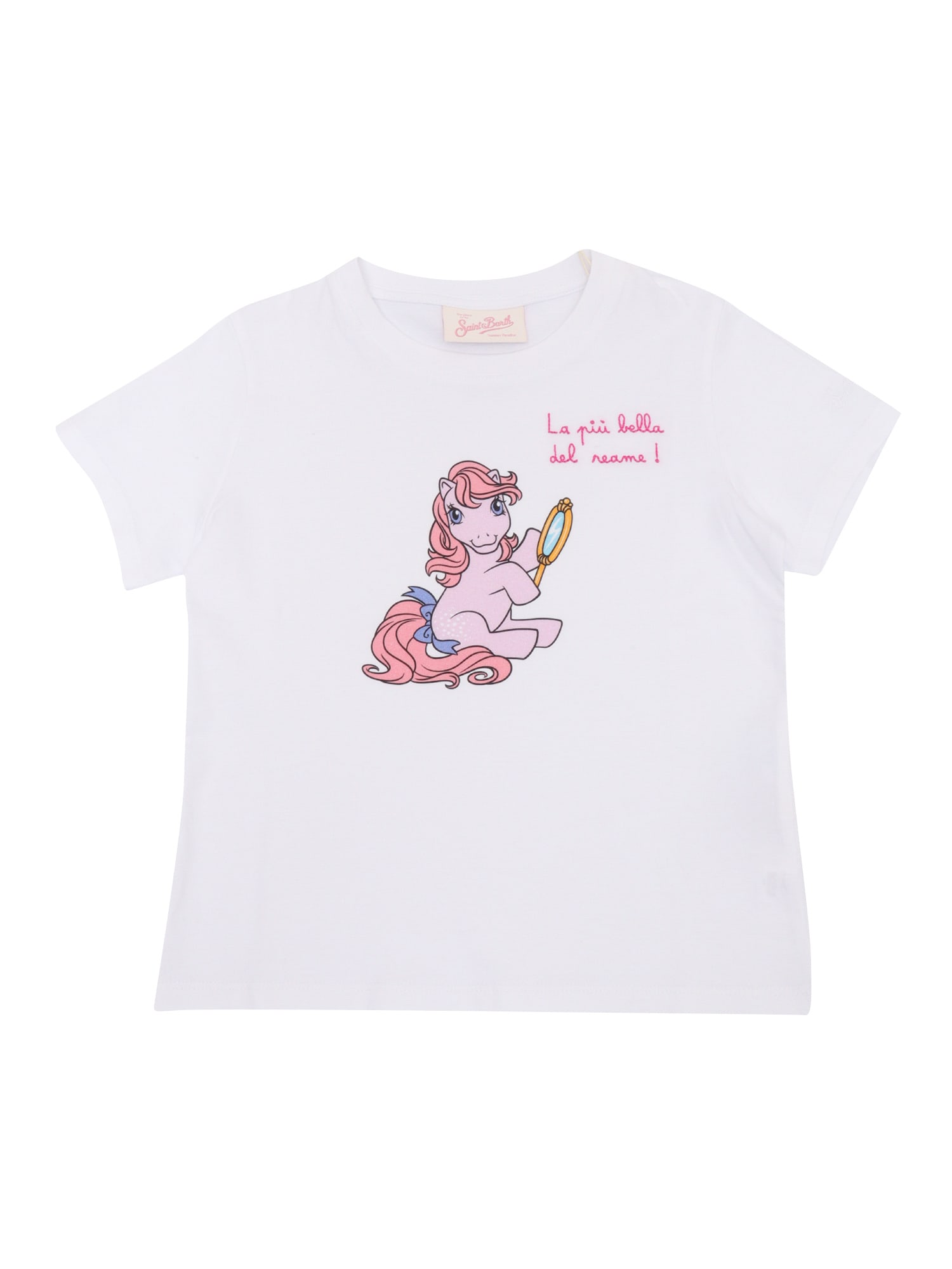 Mc2 Saint Barth Cotton T Shirt In White