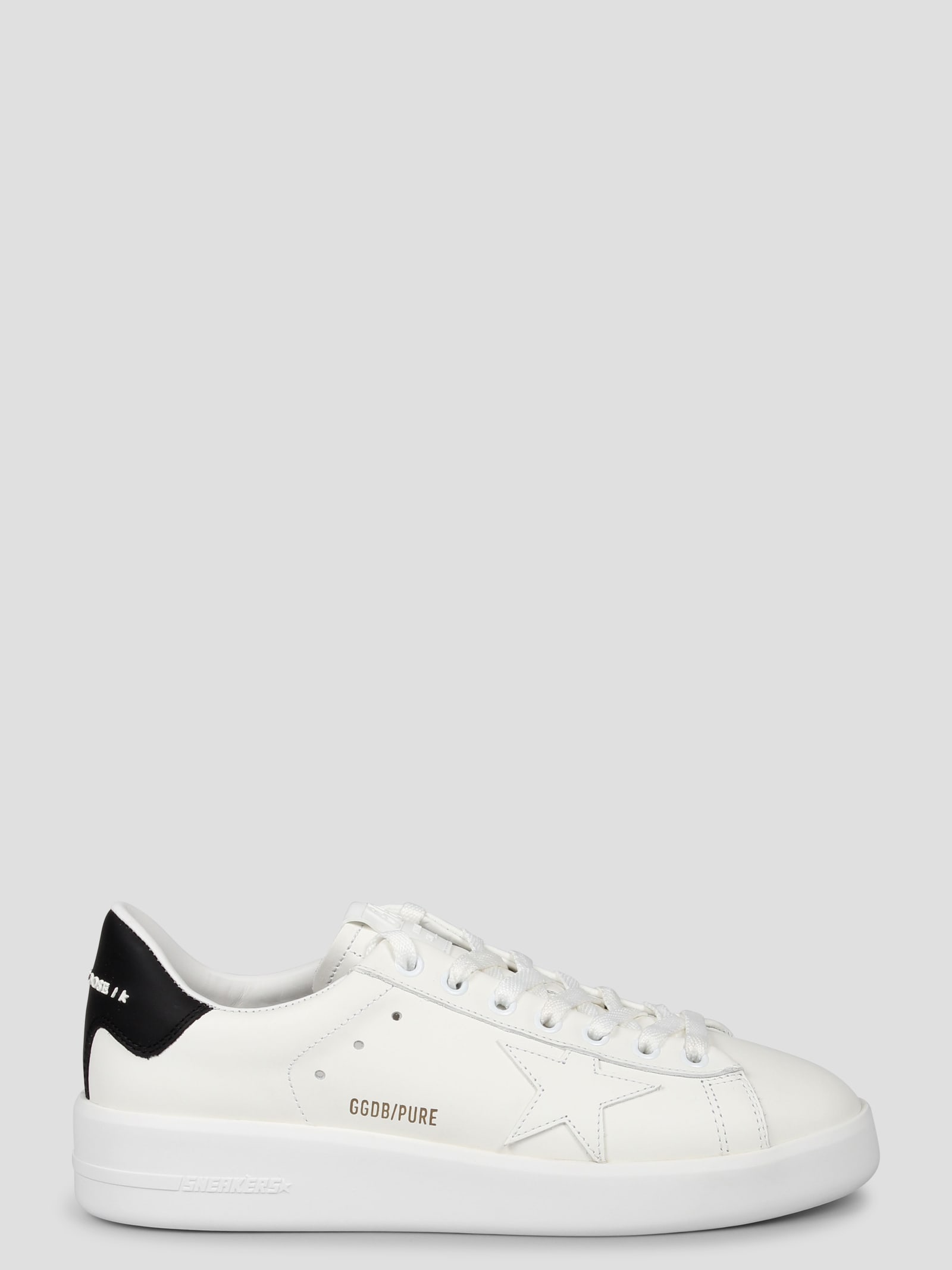 Shop Golden Goose Pure Star Sneakers In White