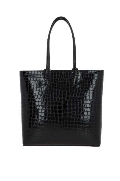 Shop Christian Louboutin Cabata Stud Detailed Tote Bag In Black