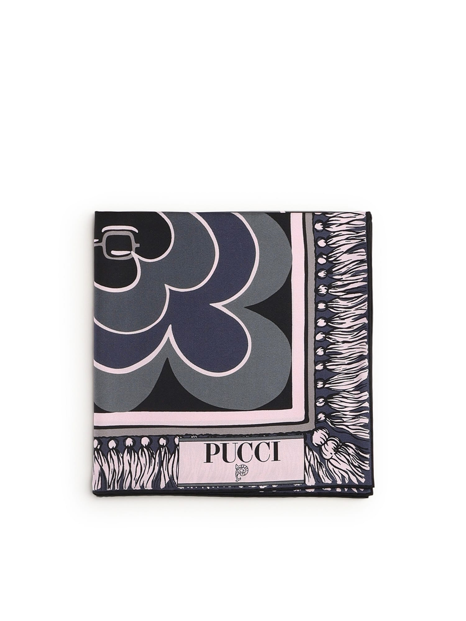 Pucci Printed Silk Scarf In Multi