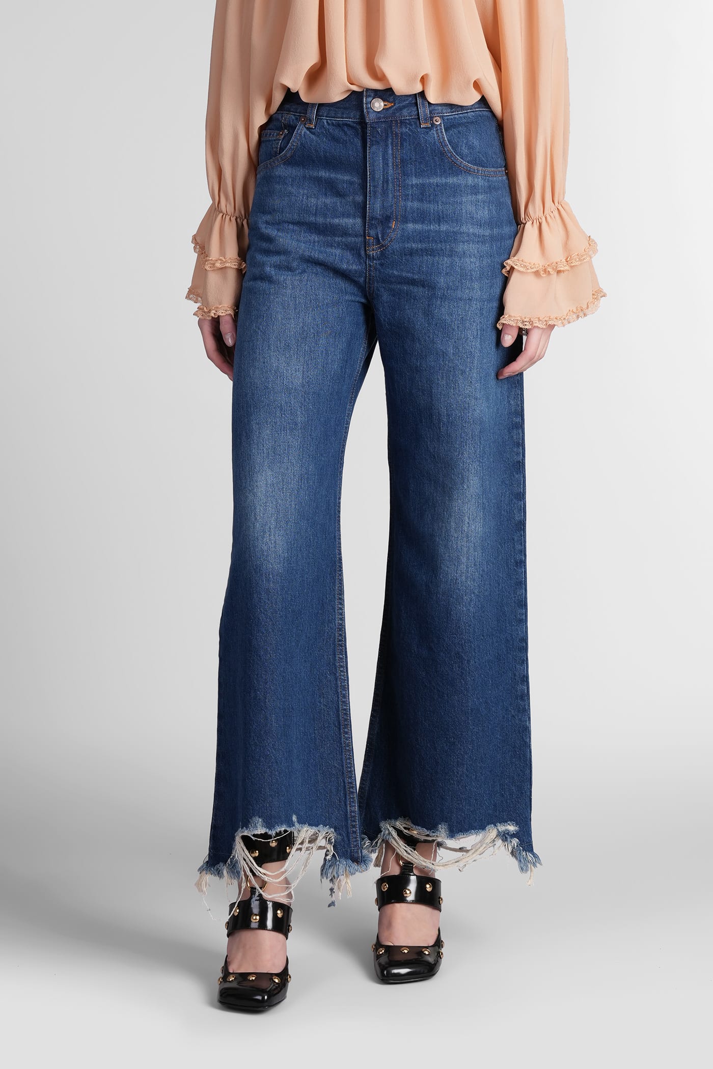 Chloé Jeans In Blue Denim