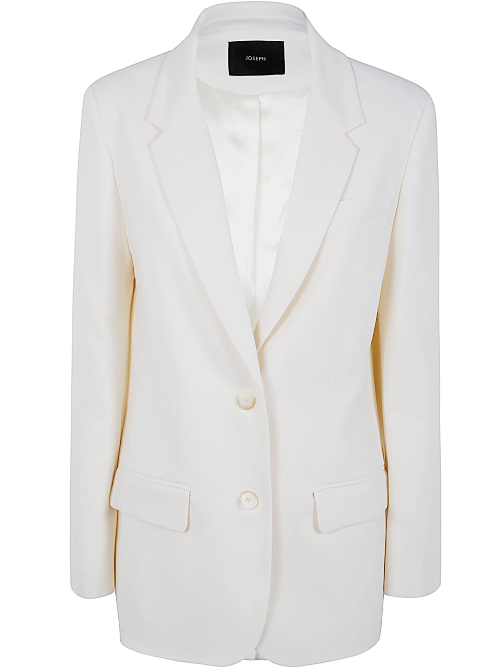 Shop Joseph Jackie Jacket Comfort Cady In Ivory