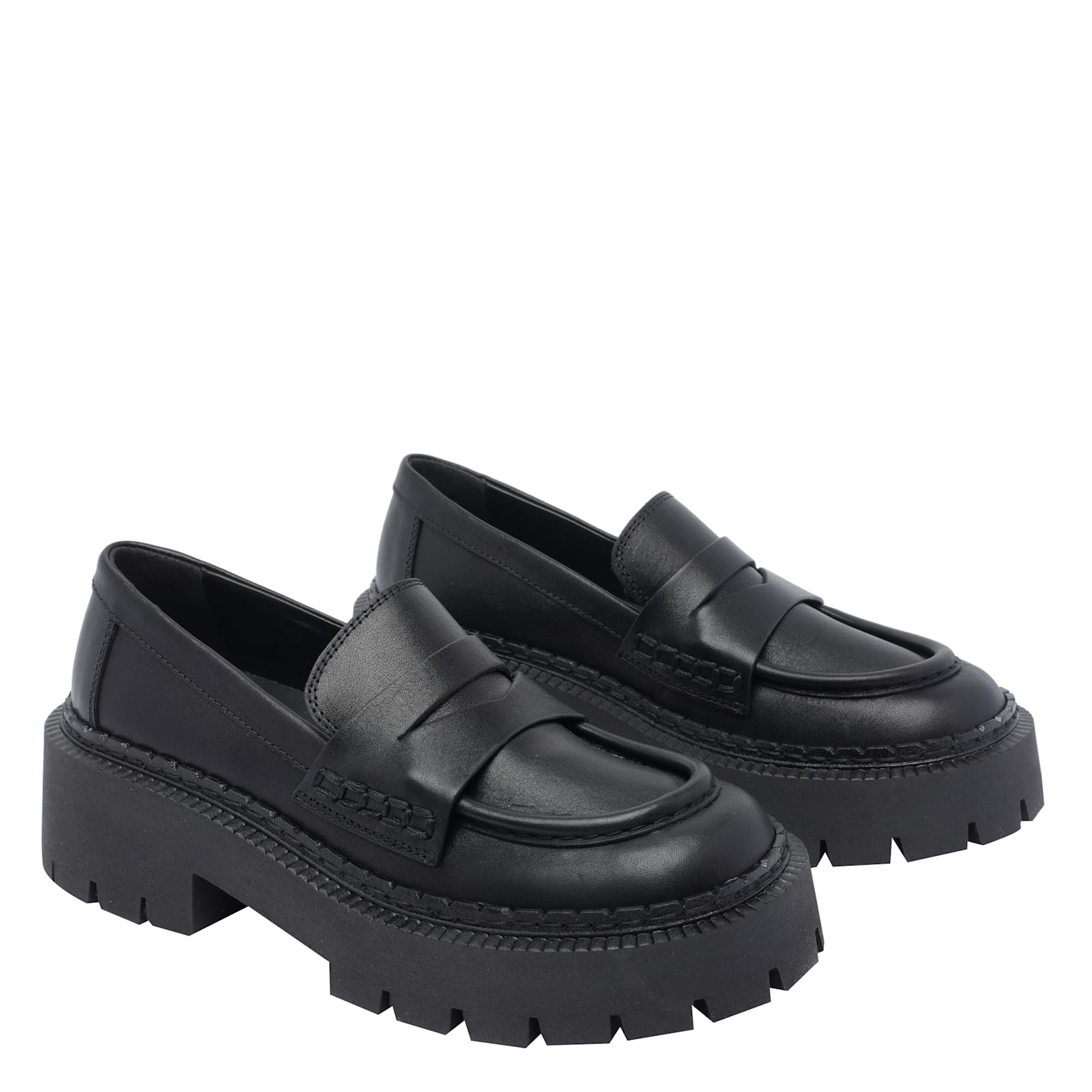 Vic Matie Etna Loafers In Black