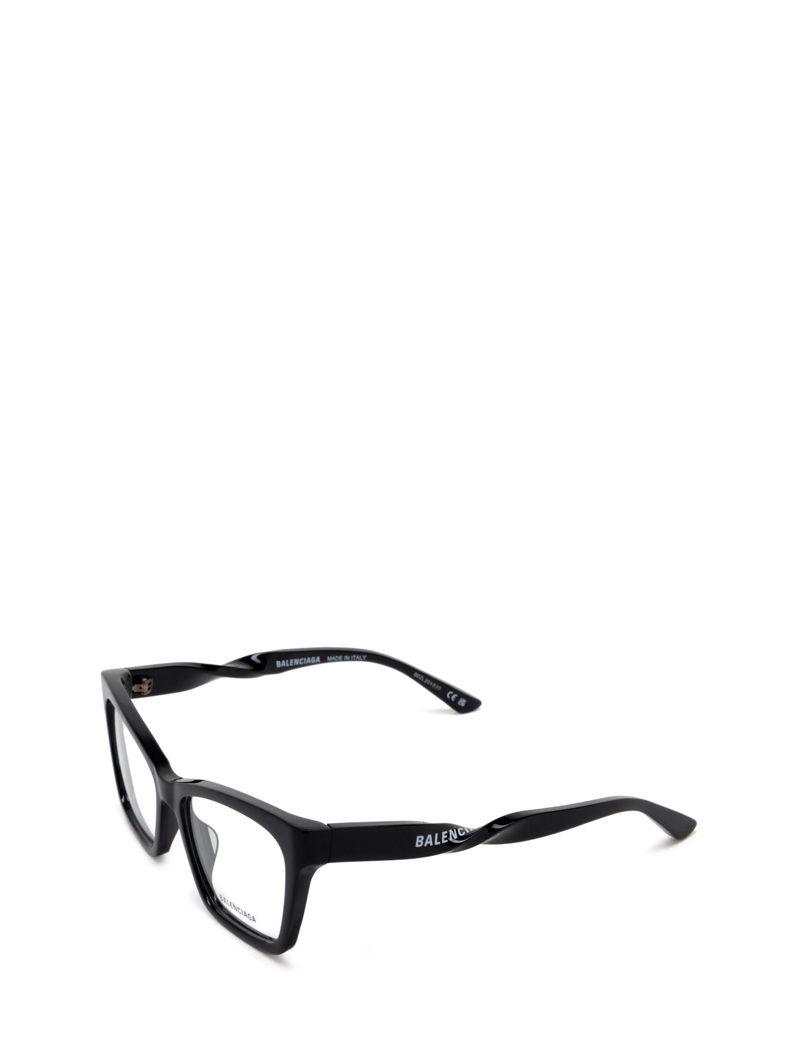 Shop Balenciaga Bb0210o Black Glasses