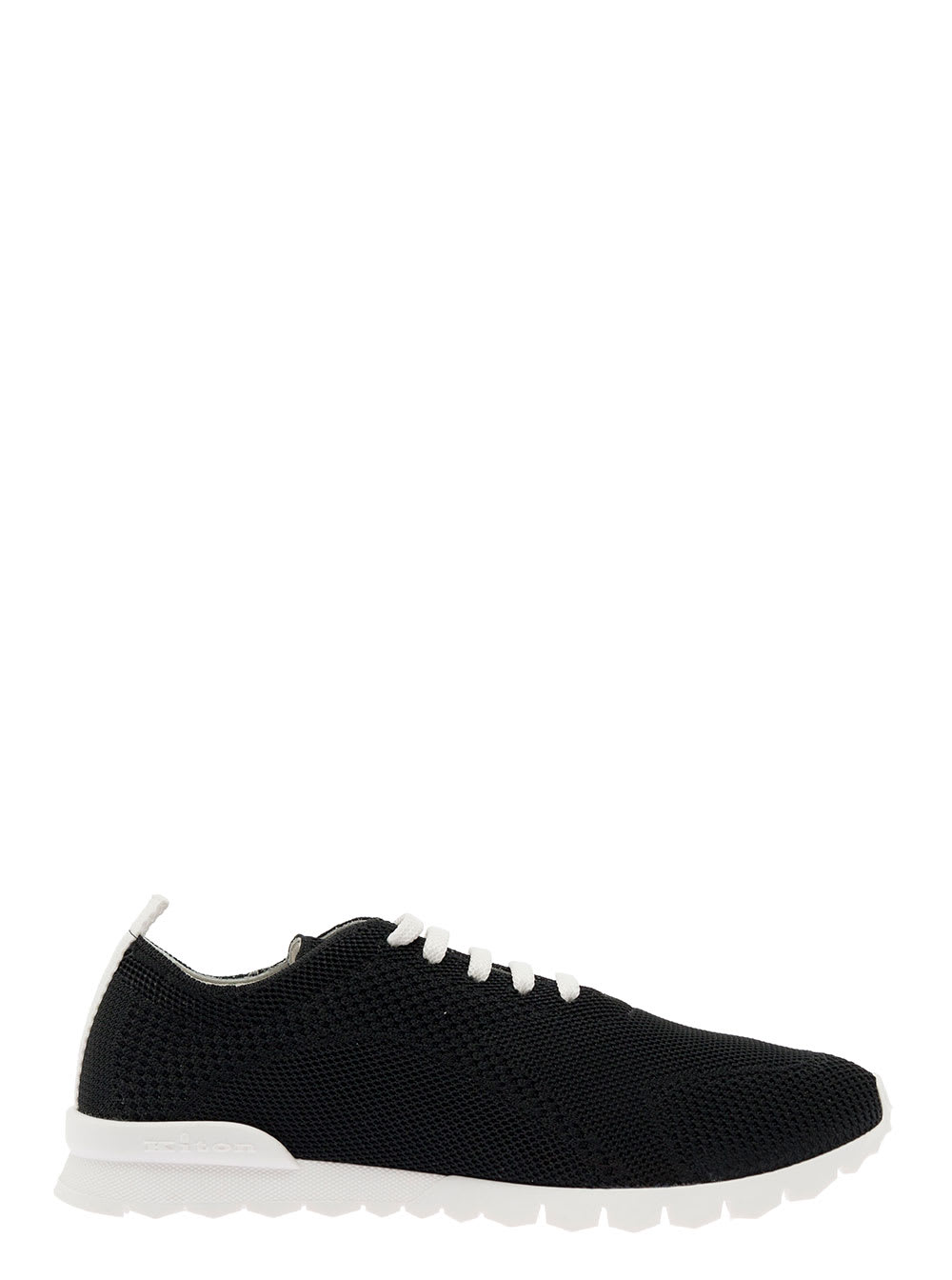 Kiton Sneakers With Embroidery In Black