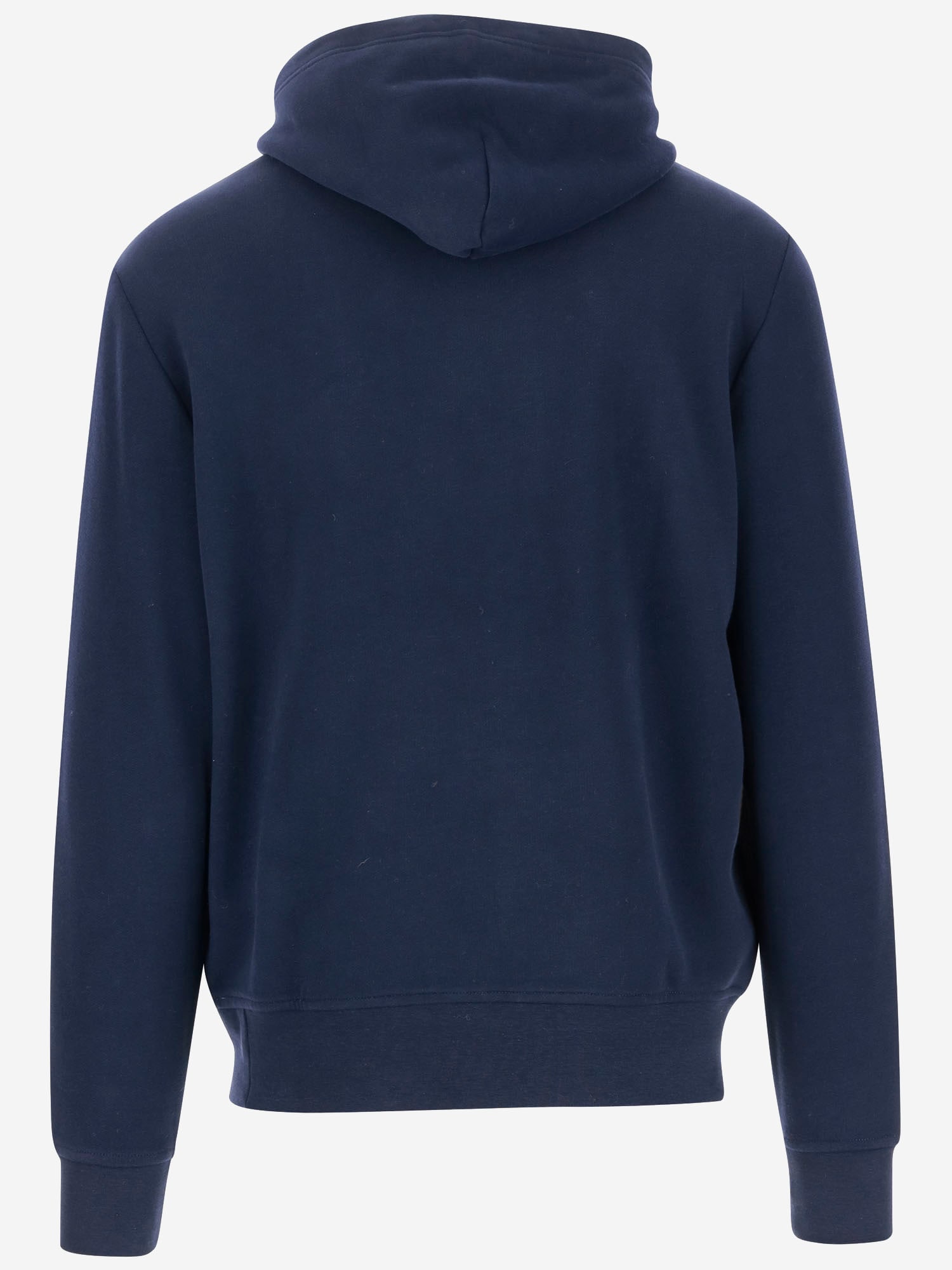 Shop Polo Ralph Lauren Cotton Blend Sweatshirt With Logo In Blue