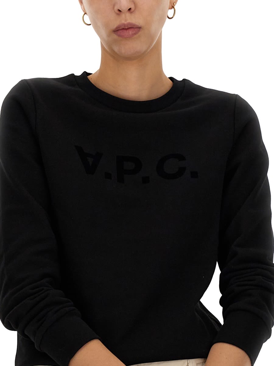 Shop Apc Live Sweatshirt In Black