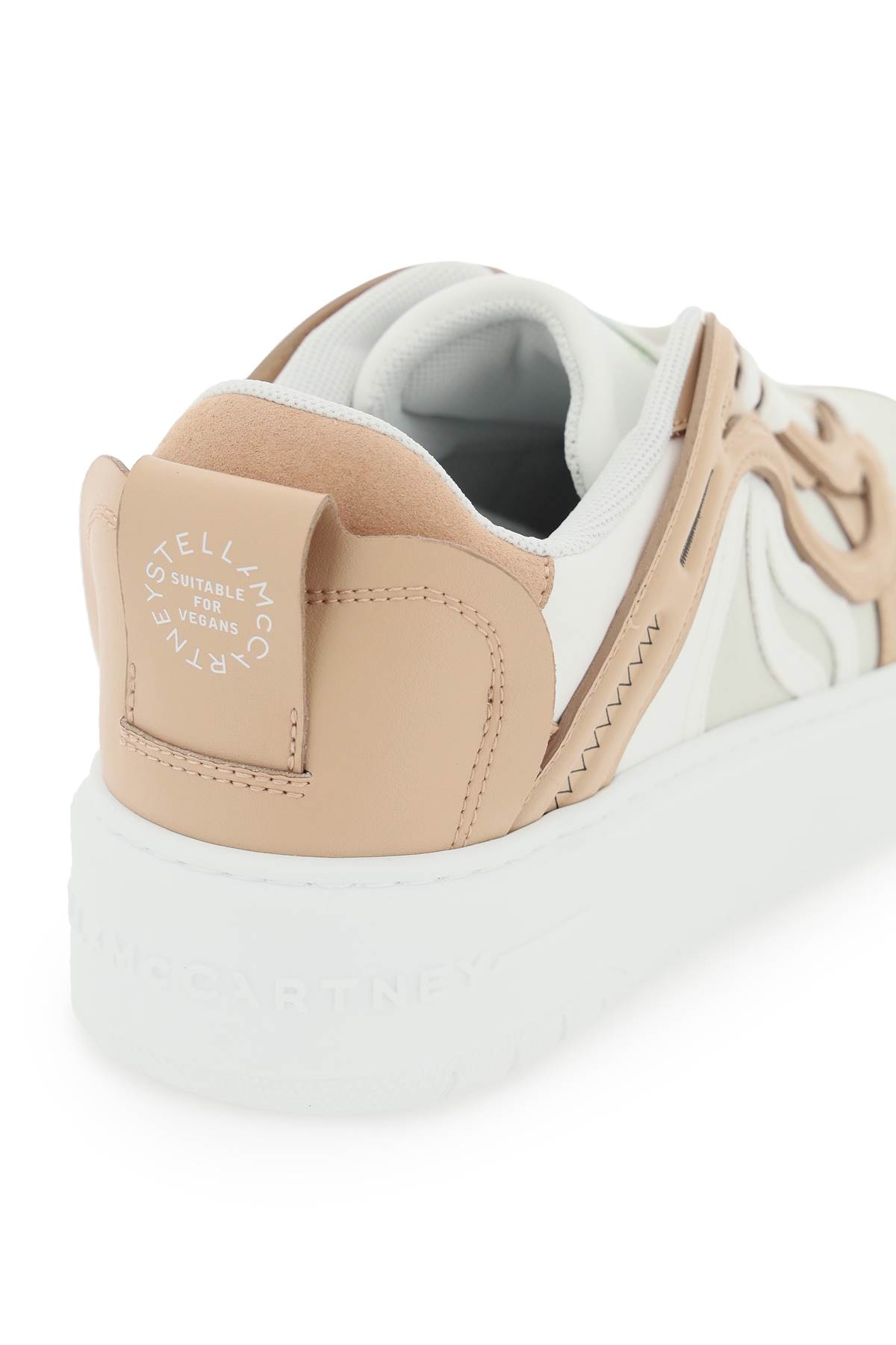 Stella Mccartney Stella Mc Cartney Multicolor Sporty Mat S Wave Sneakers In New Blush (white)