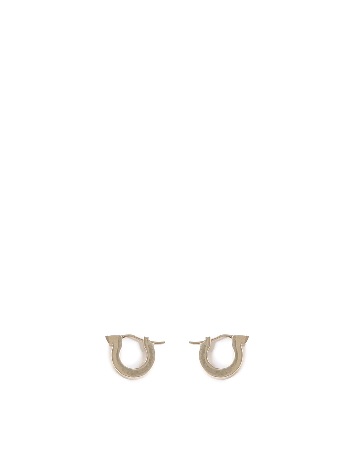 Shop Ferragamo Ganicni Earrings With Logo In Gold