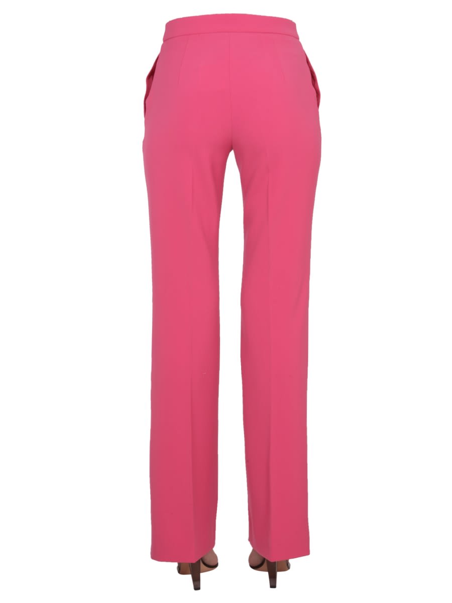 Shop Moschino Baroque Furnishing Pants In Fuchsia