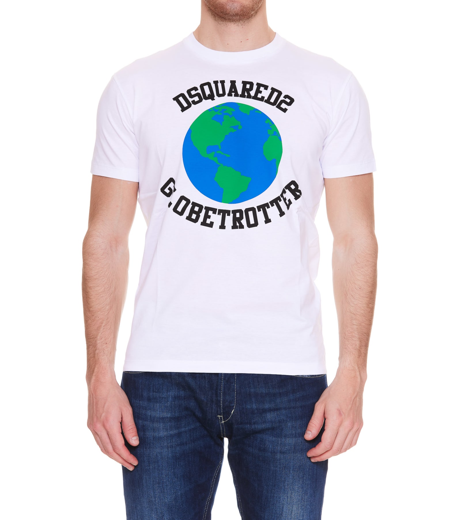 DSQUARED2 GLOBETROTTER T-SHIRT