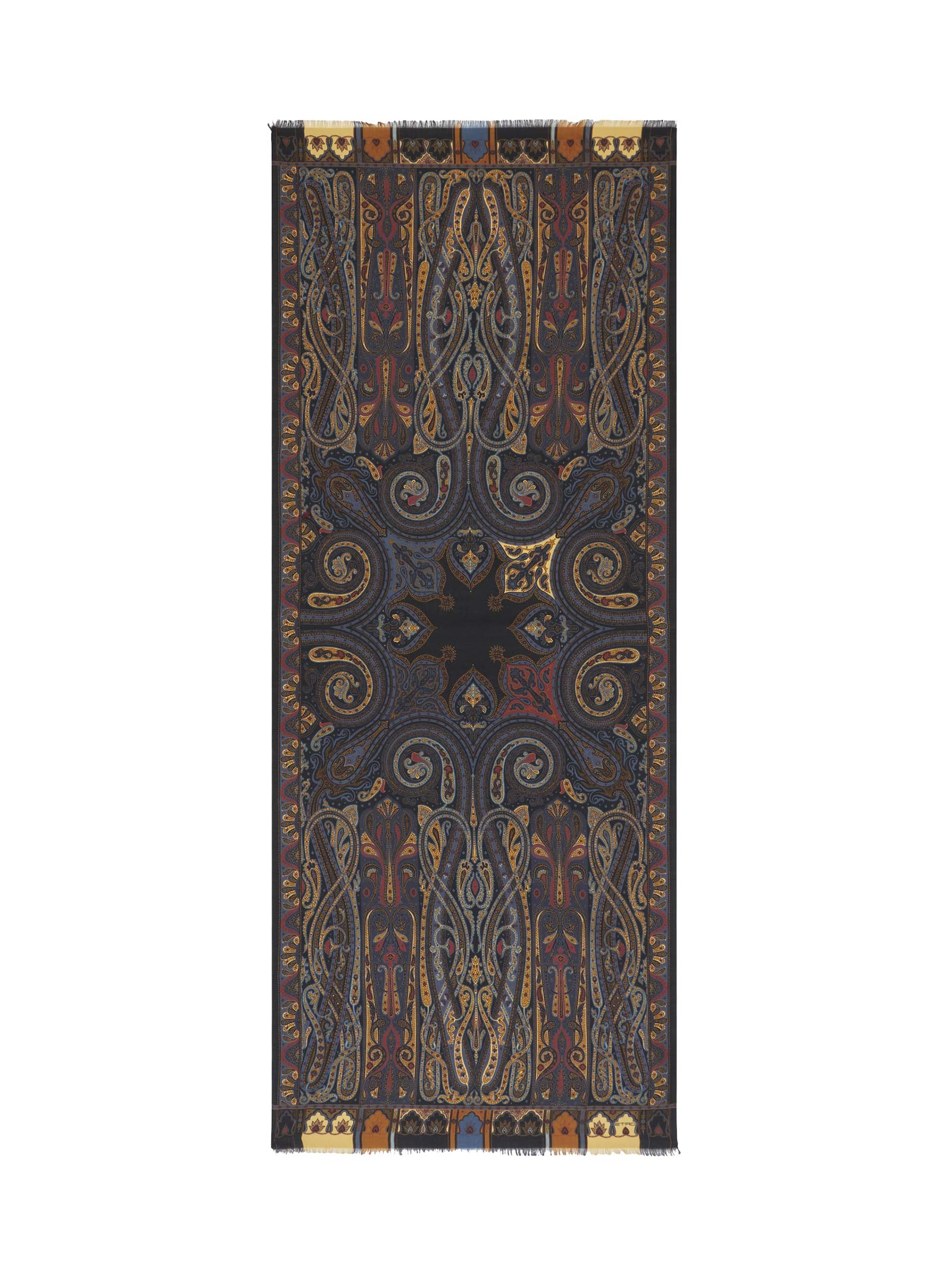 Shop Etro Scarf In Multicolour