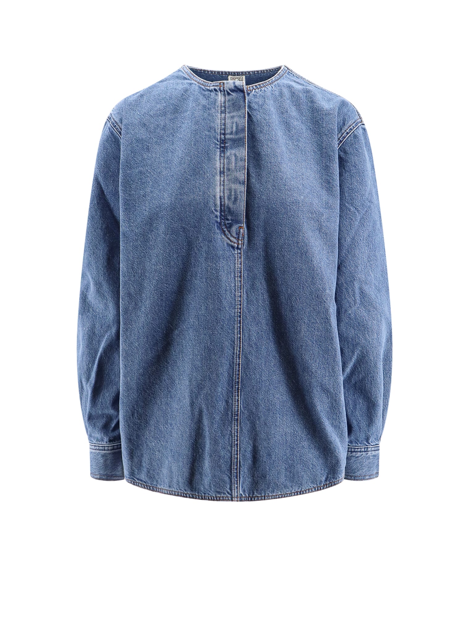 Shop Totême Shirt In Blue