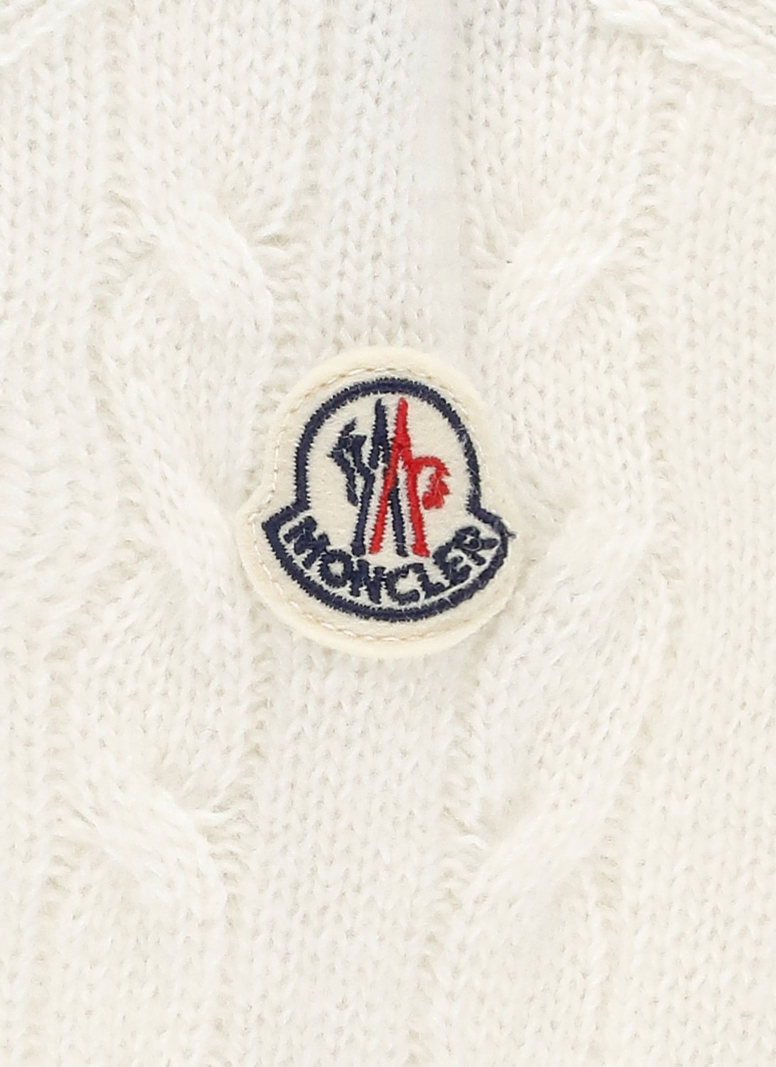 Moncler Tricot Sweater In Gray