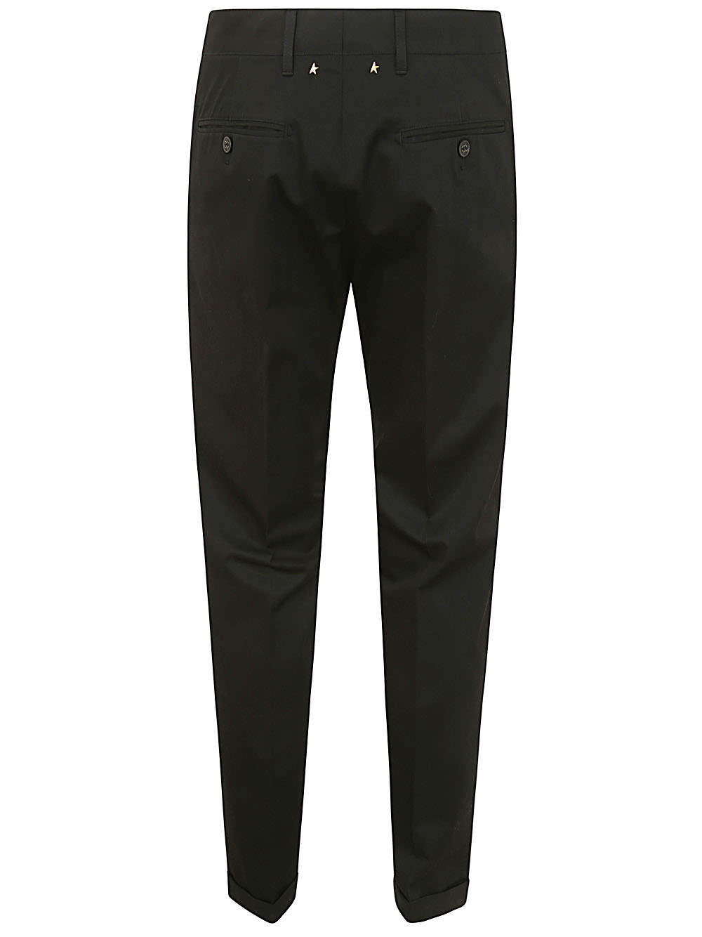 Shop Golden Goose Golden M`s Chino Pants Cotton Comfort Gabardine In Black