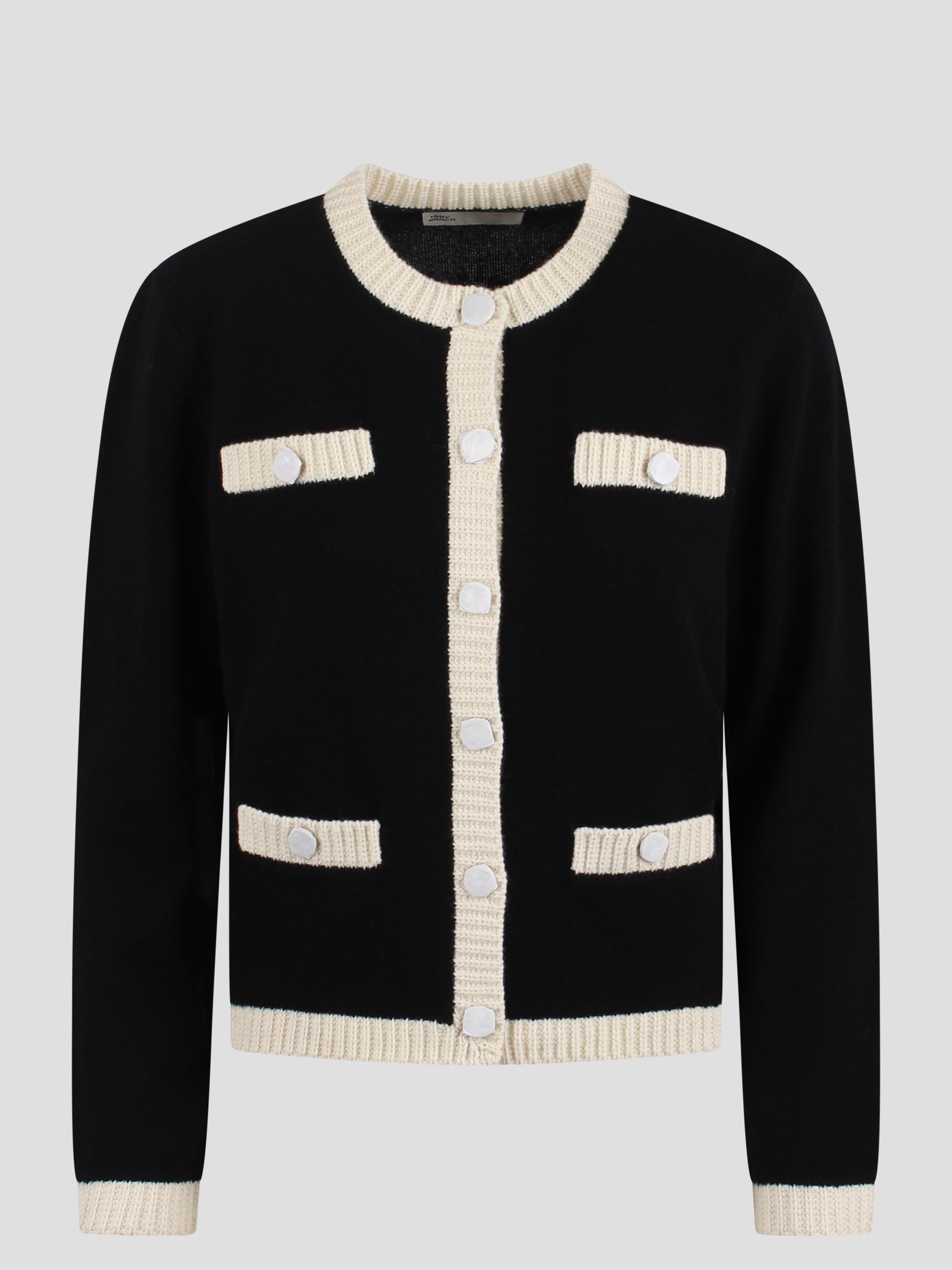 Shop Tory Burch Kendra Chunky Wool Cardigan