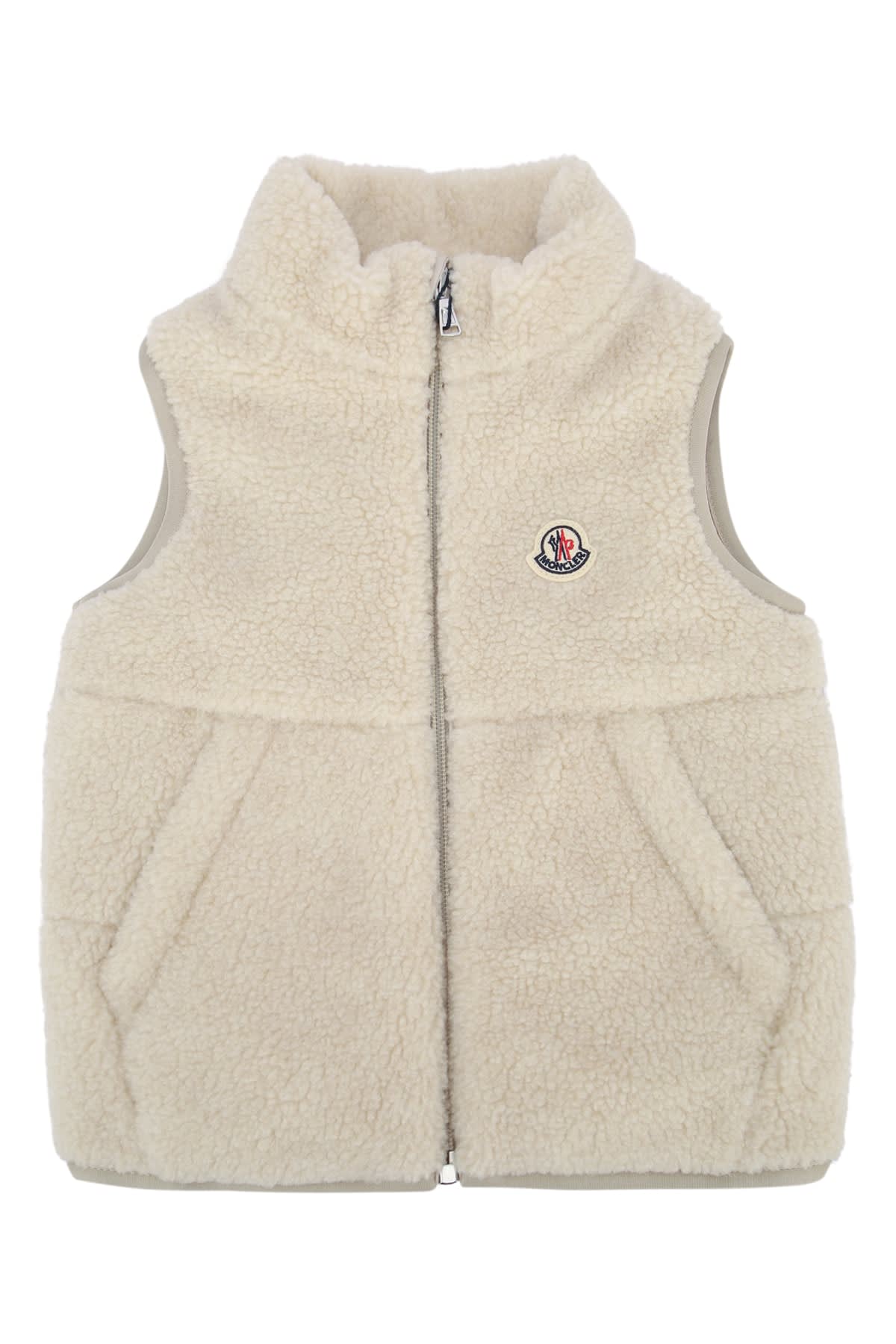 Moncler Ernst Vest In Neutral