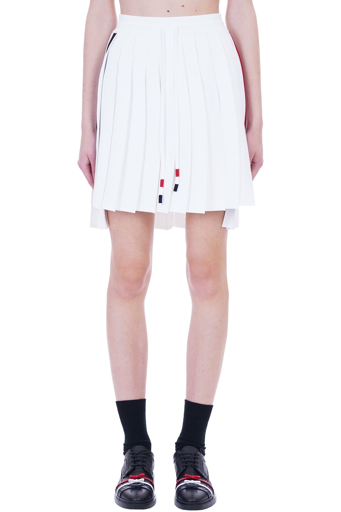 Thom Browne Skirt In White Viscose