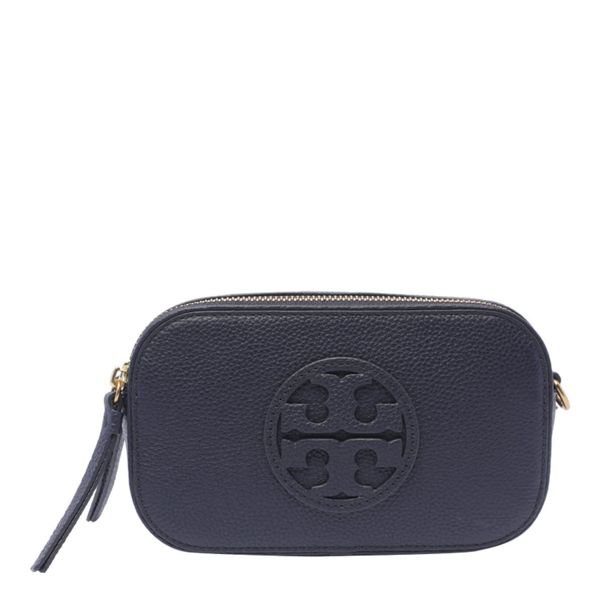 Shop Tory Burch Miller Mini Crossbody Bag In Blue