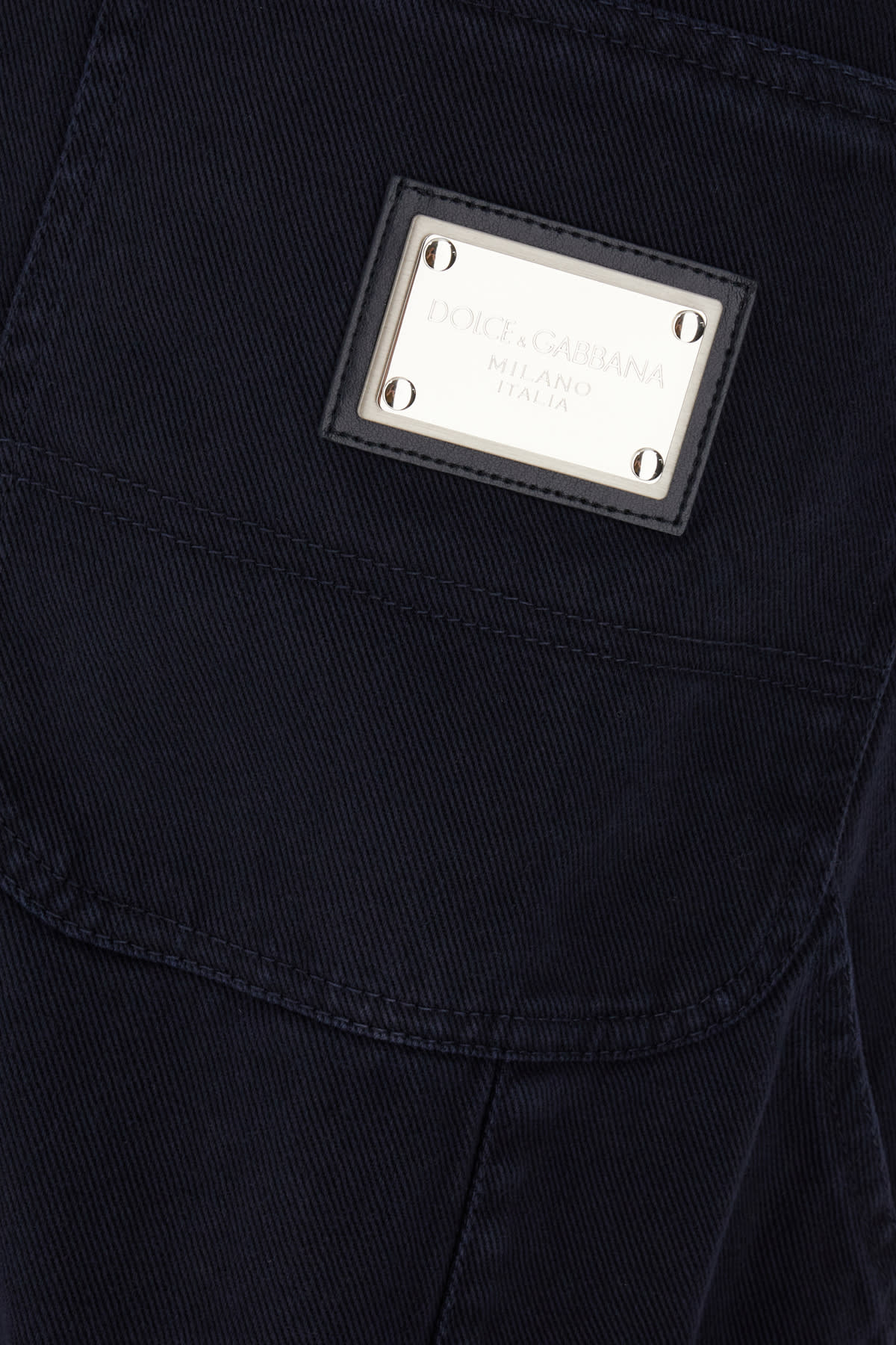 Shop Dolce & Gabbana Midnight Blue Denim Jeans In Blu Scurissimo