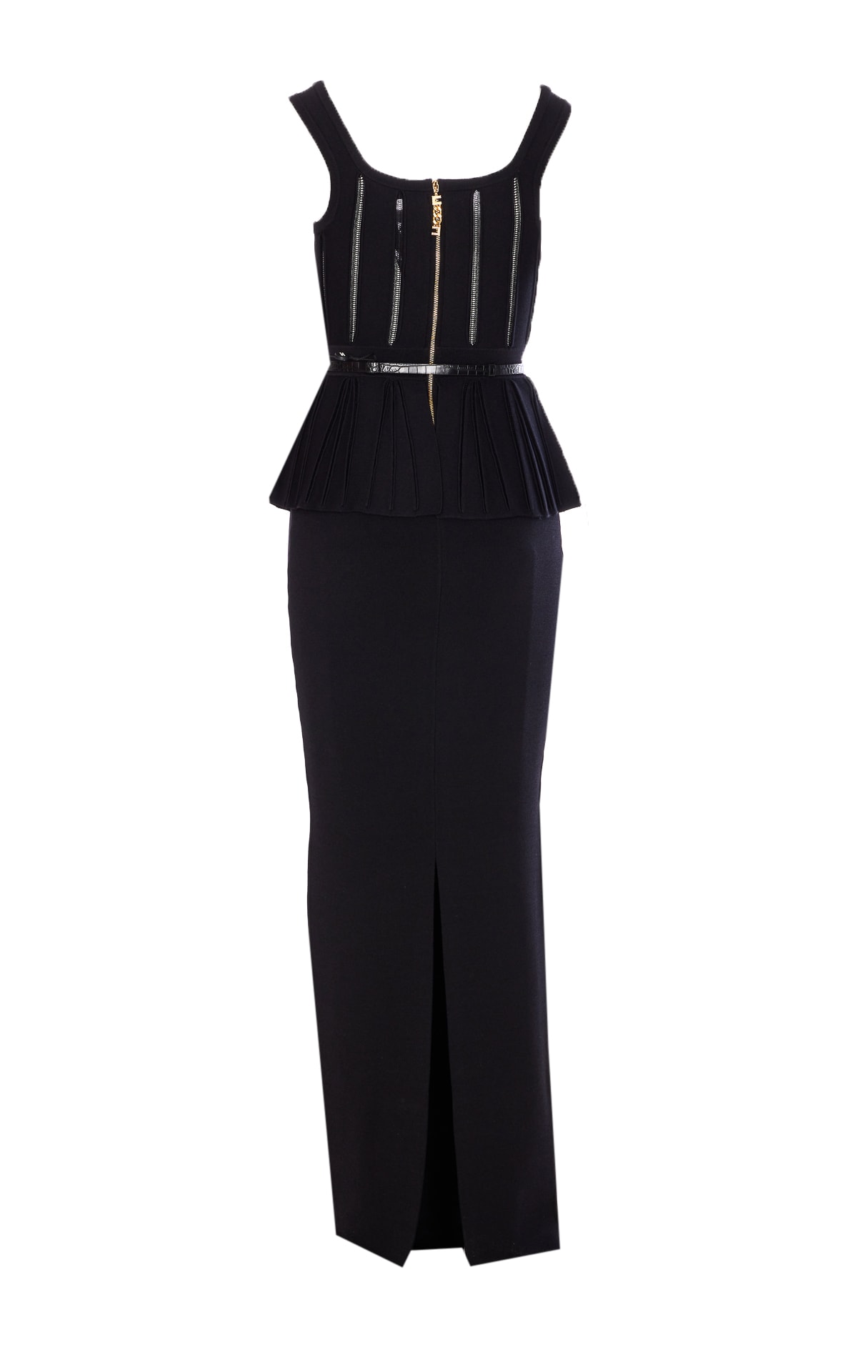 Elisabetta Franchi Midi Dress In Black