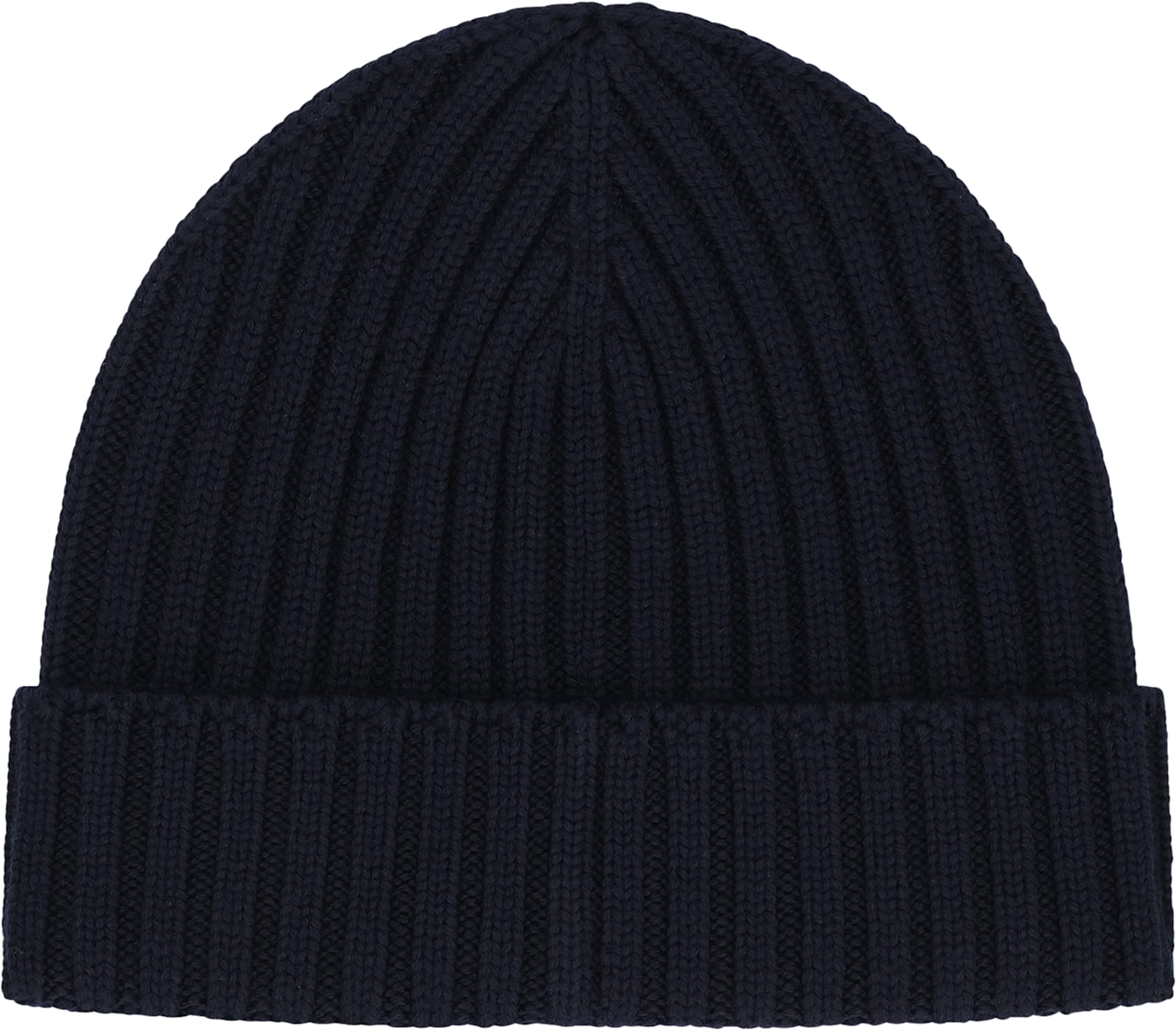 Paul&amp;shark Ribbed Knit Beanie In Black