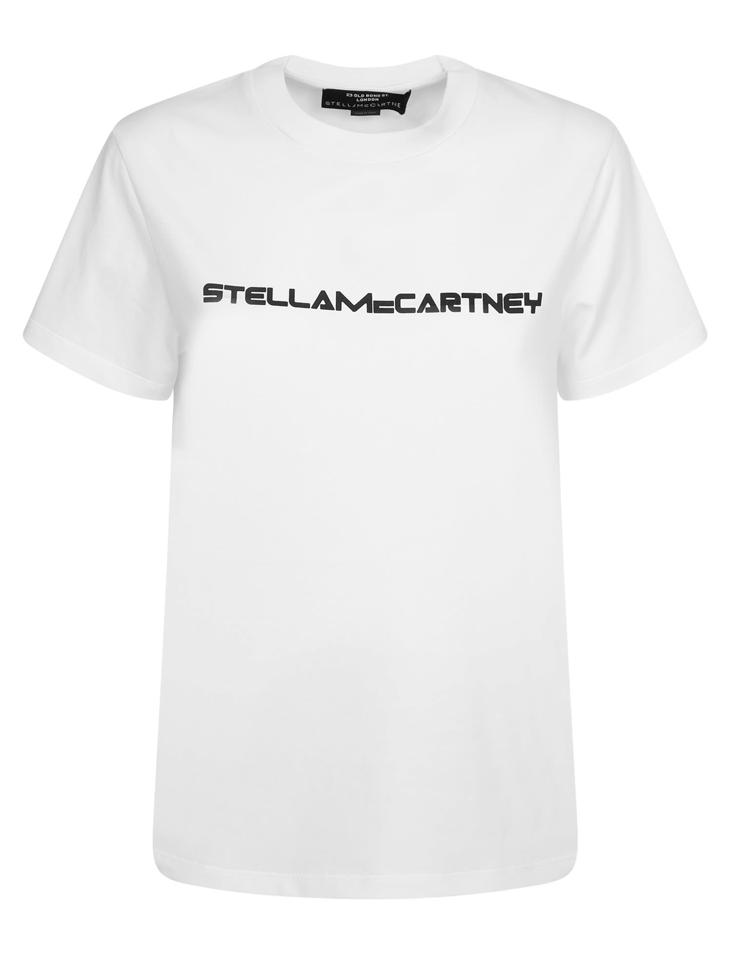 Stella McCartney T-shirt Logo Bianco