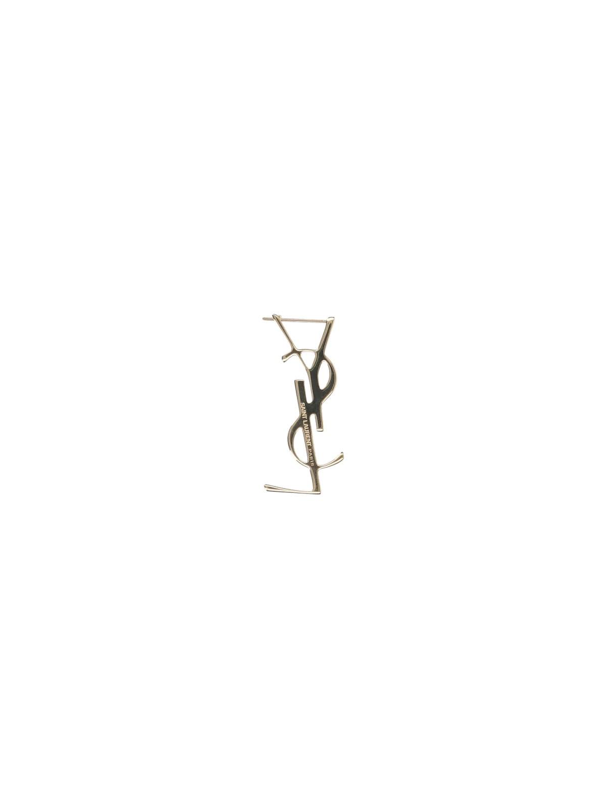 Saint Laurent Cassandre Single Earring In Giallo