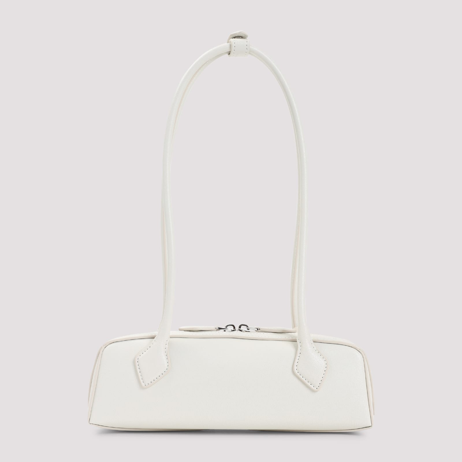Alaïa Teckel Small Shoulder Bag In White