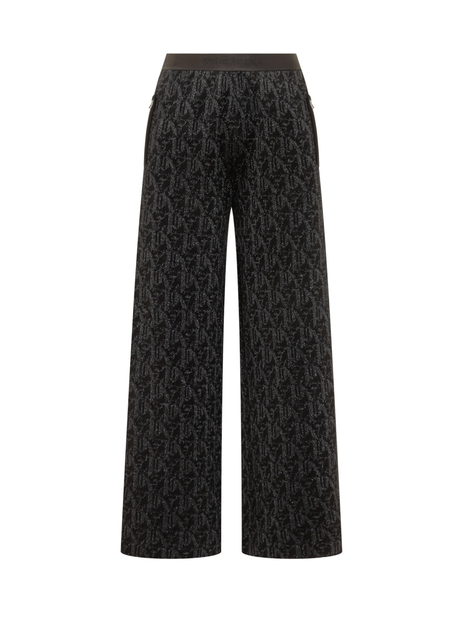 Palm Angels Monogram Jord Knit Wide Trousers