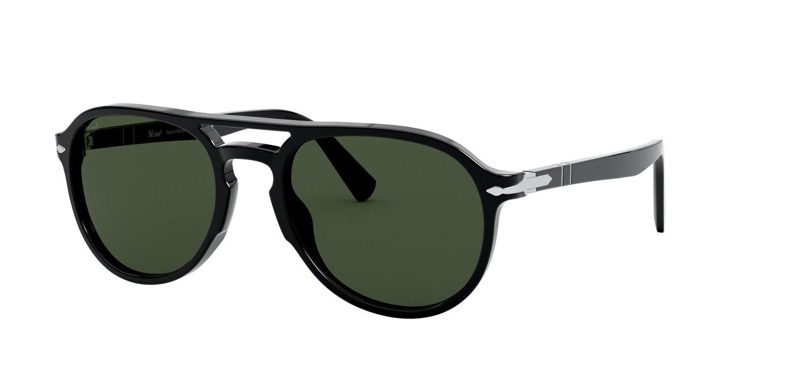 Shop Persol Aviator Frame Sunglasses In 95/31