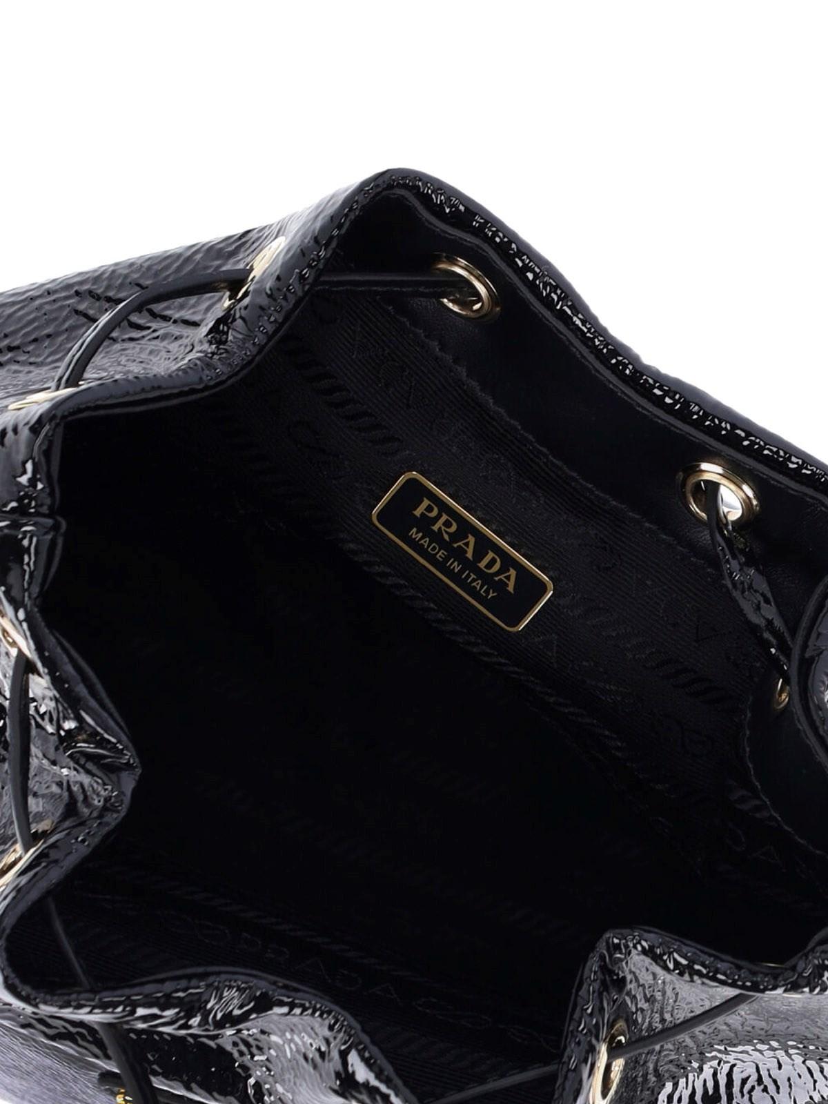 Prada Bucket Bags In Black