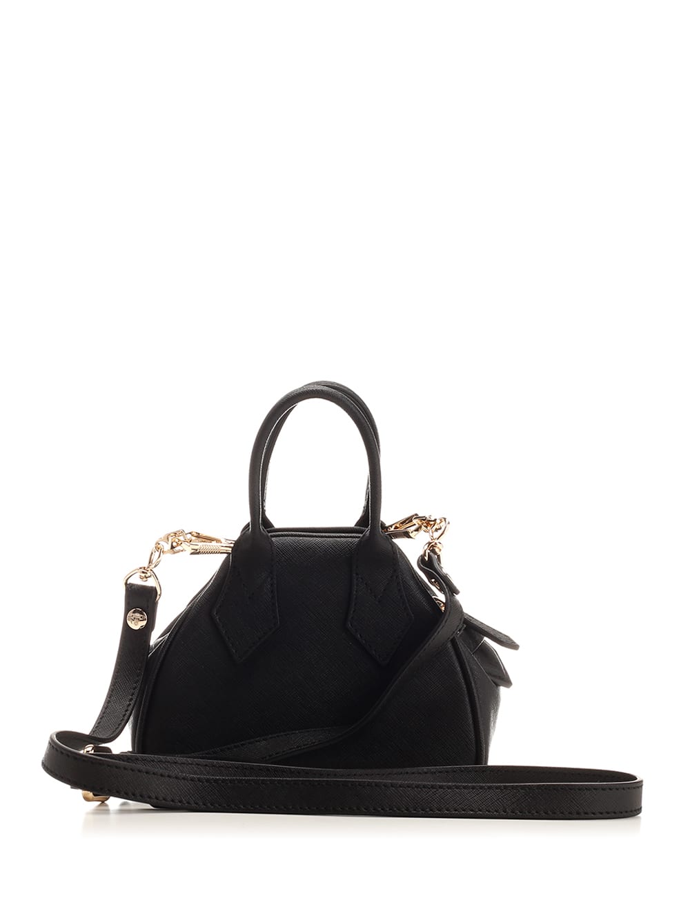 Shop Vivienne Westwood Black Leather Handbag