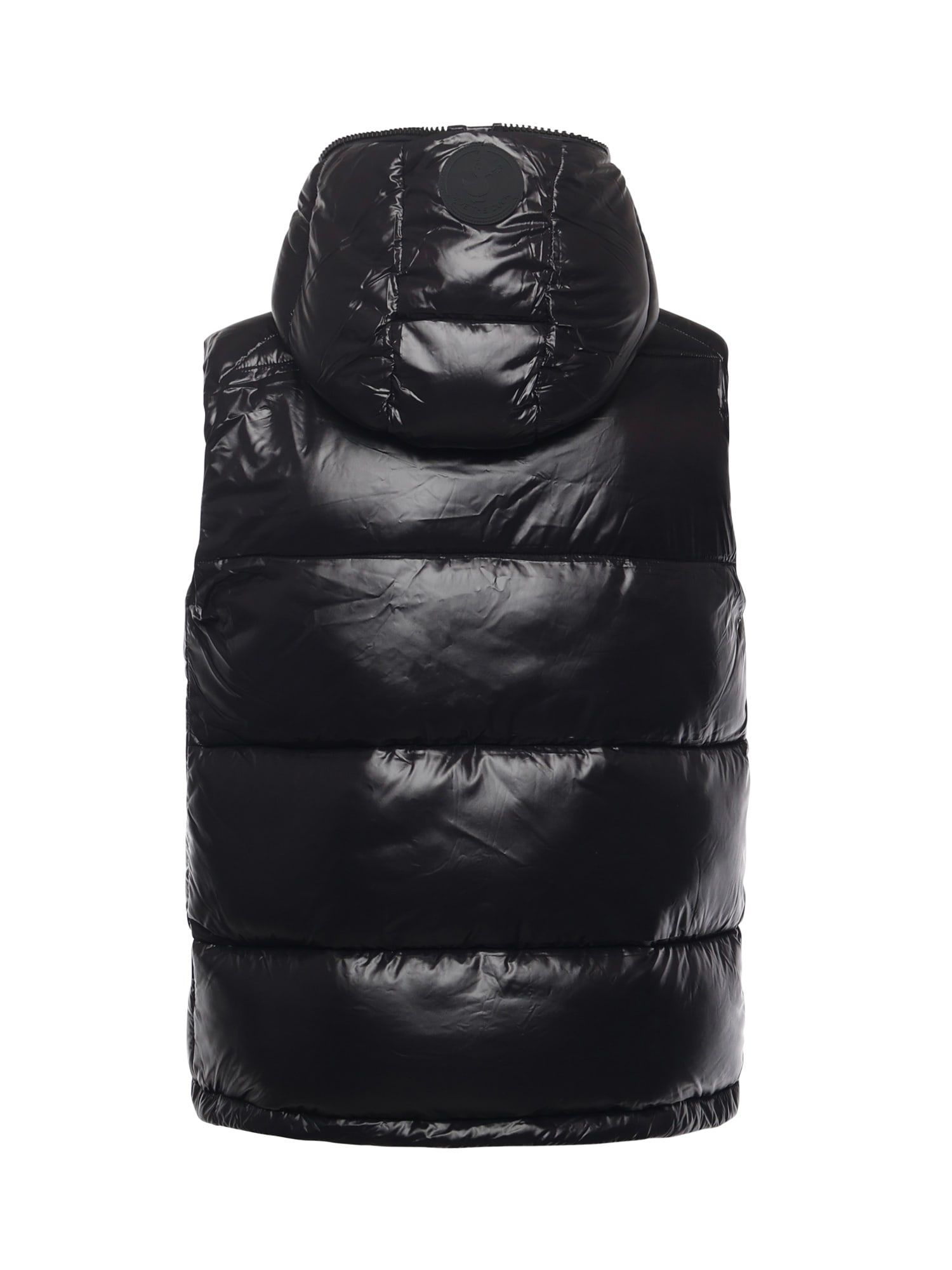 Save The Duck Dexter Hooded Padded Gilet In Black
