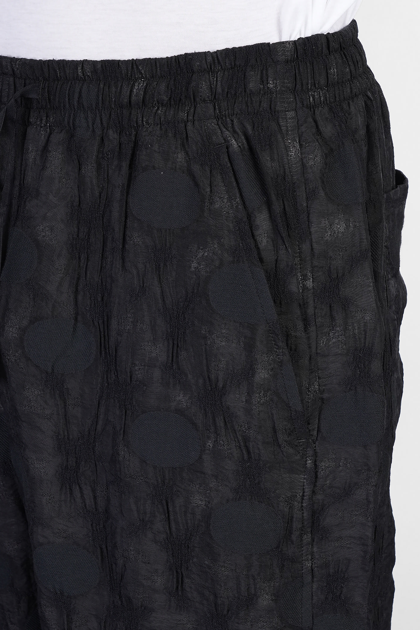 Shop Needles Pants In Black Polyamide Polyester