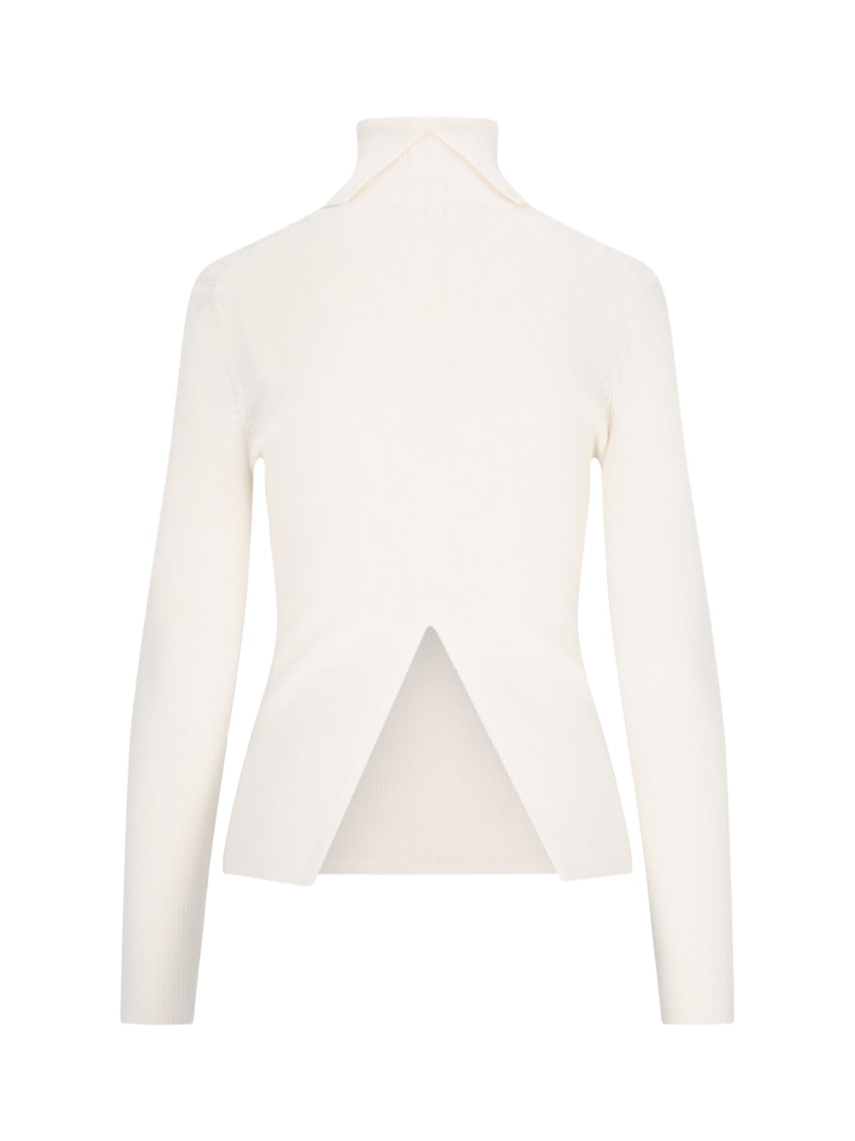 Shop P.a.r.o.s.h Classic Turtleneck In White