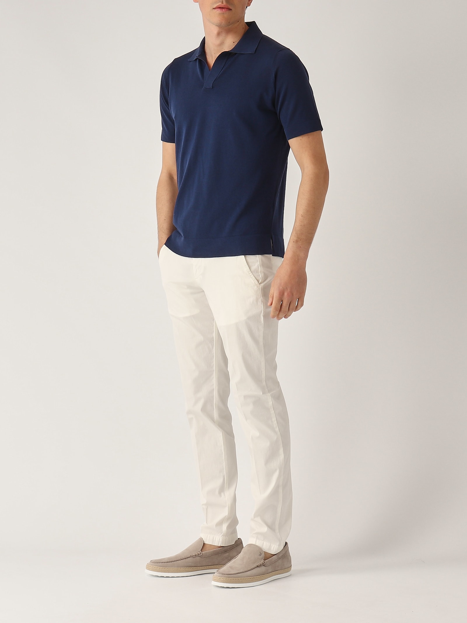 Filippo De Laurentiis Polo Skipper Ss In Blue