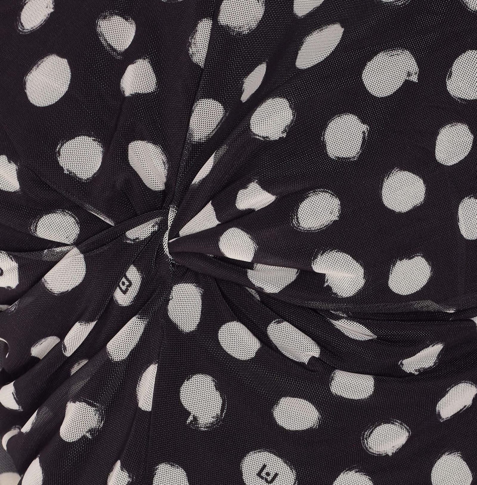 Liu •jo Polka Dots Top In Black