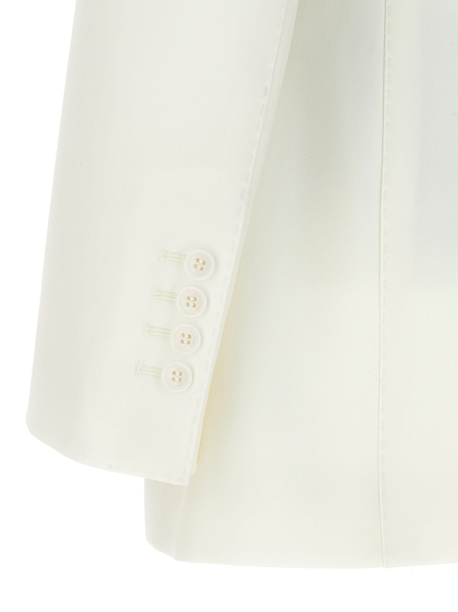 Shop Dolce & Gabbana Turlington Blazer In Bianco
