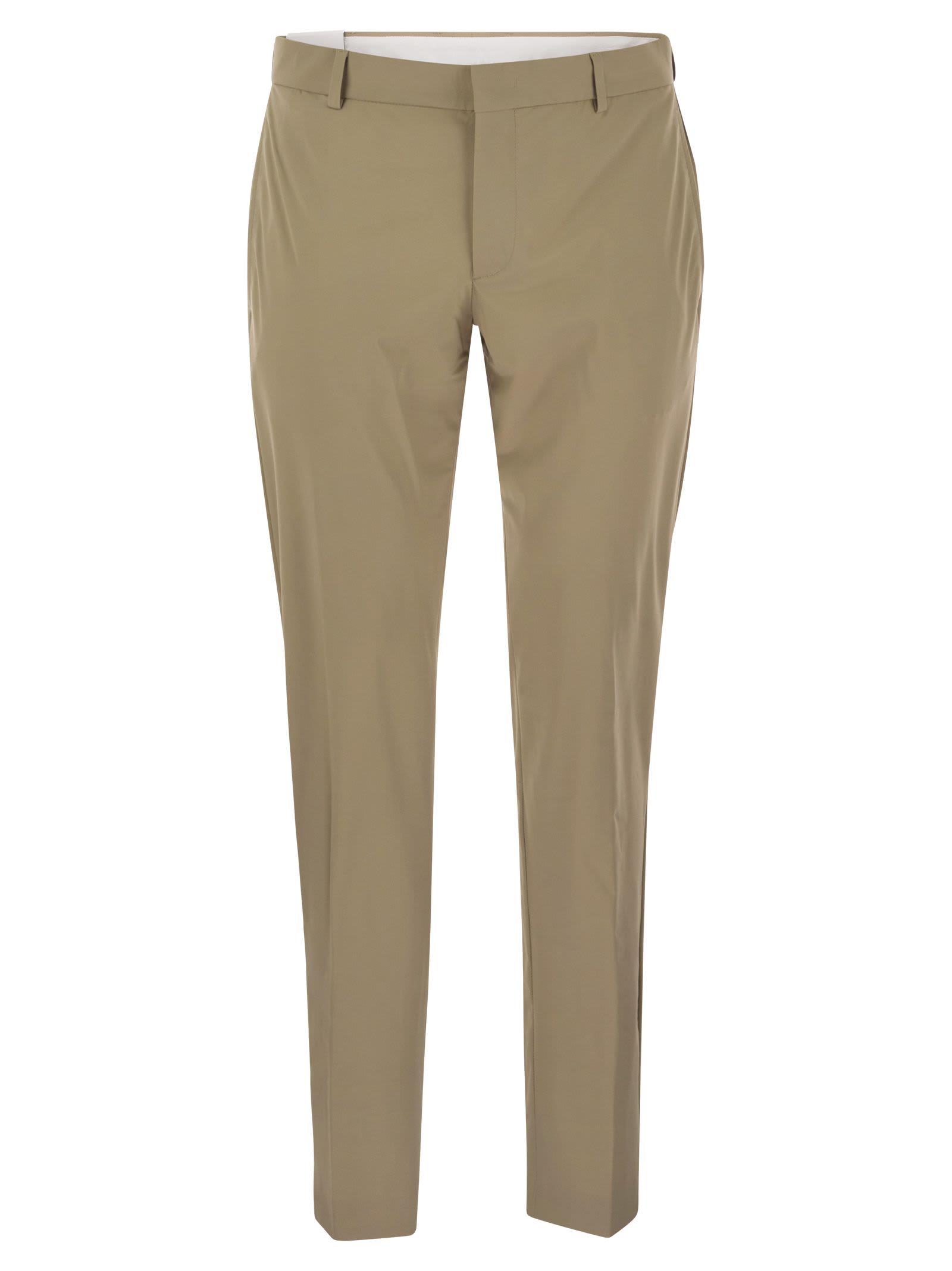 Pt Torino Epsilon Trousers In Technical Fabric In Rope
