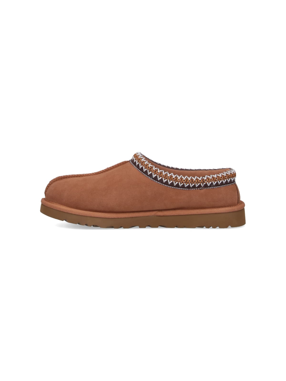 Ugg Ankle Boot With Plush Lining And Decorative Accents In Beige
