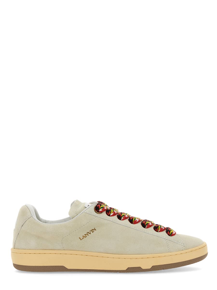 Shop Lanvin Sneaker Cube In White