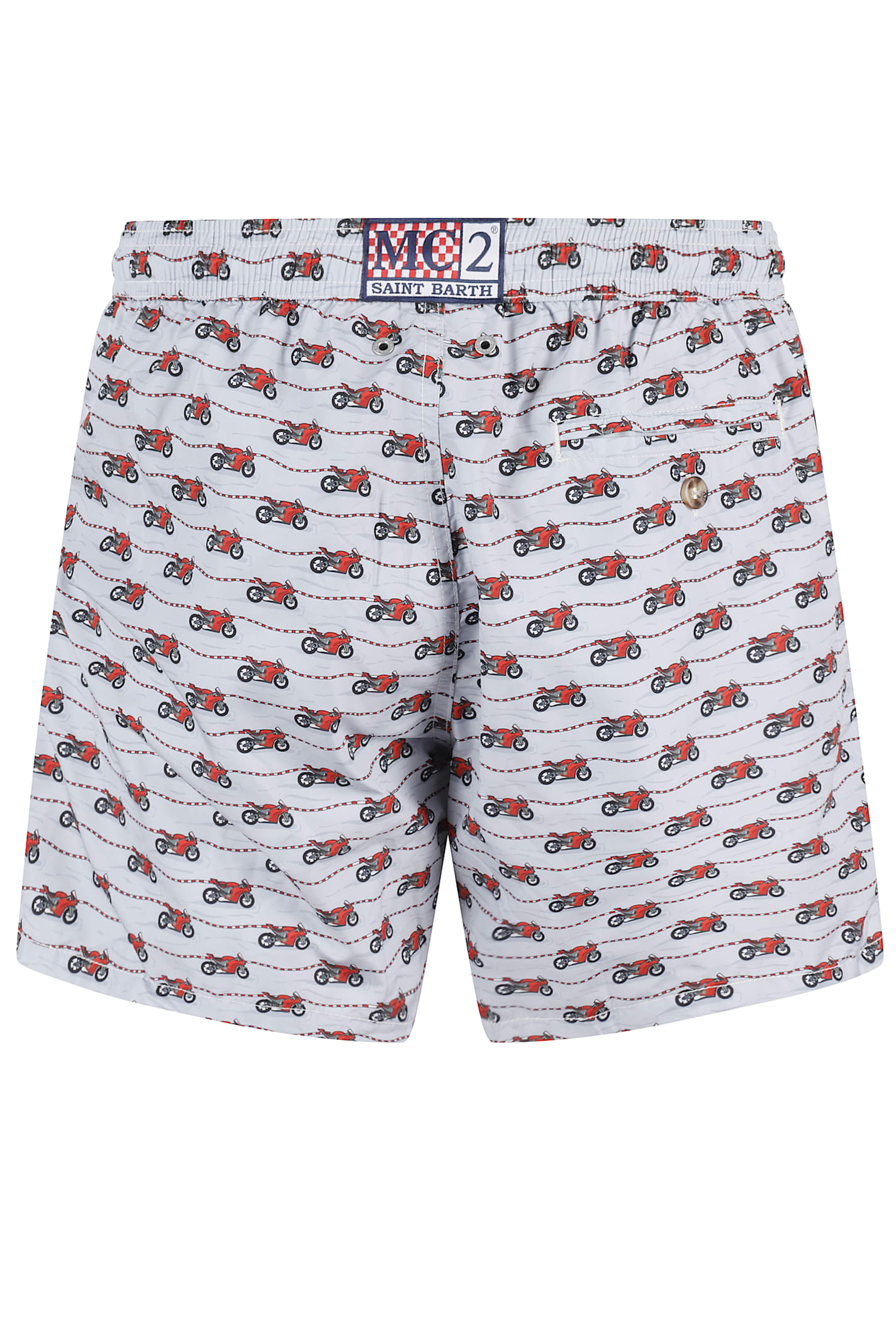 Mc2 Saint Barth Ultralight Swim Short In Gray