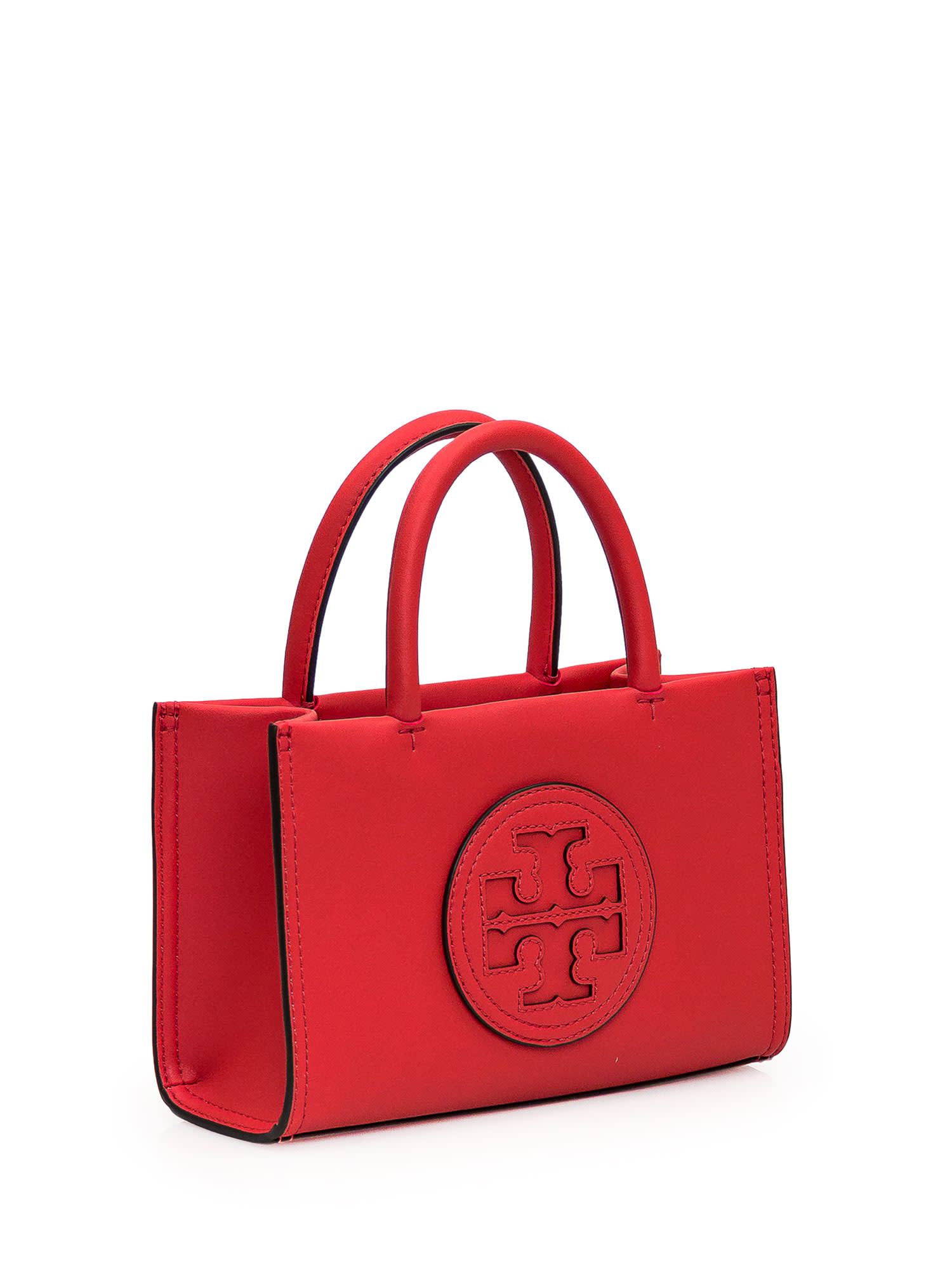 Shop Tory Burch Ella Mini Bag In Poppy Red