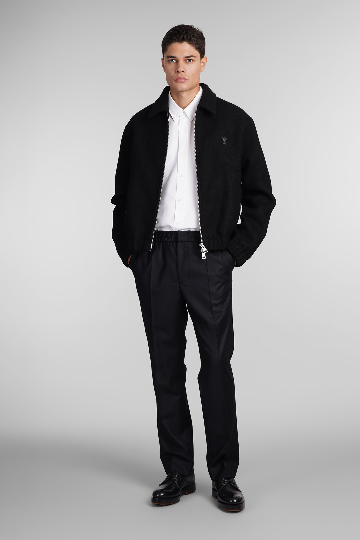 Ami Alexandre Mattiussi Shirt In White Cotton In White