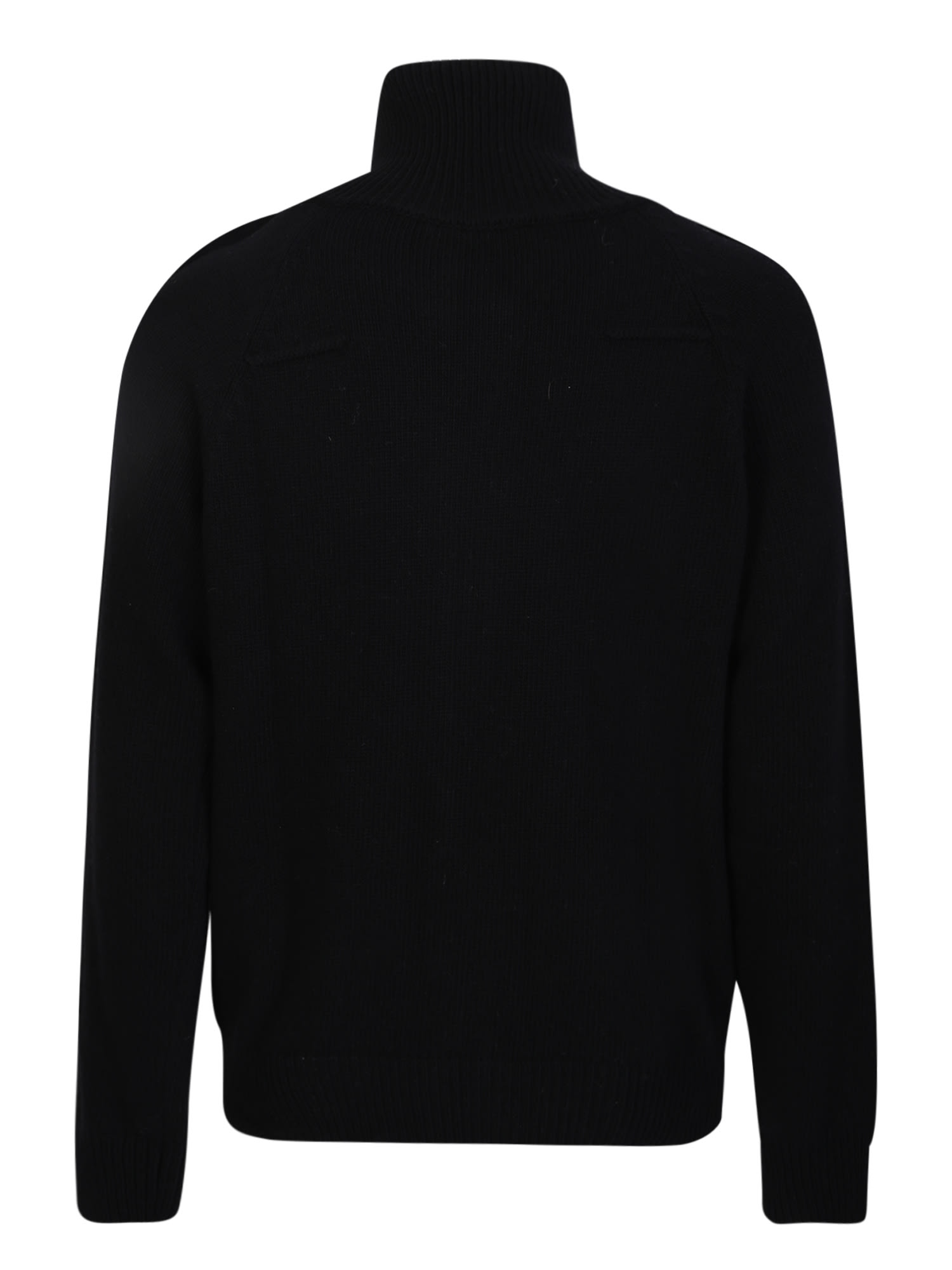 Shop 14 Bros Zip Black Sweater