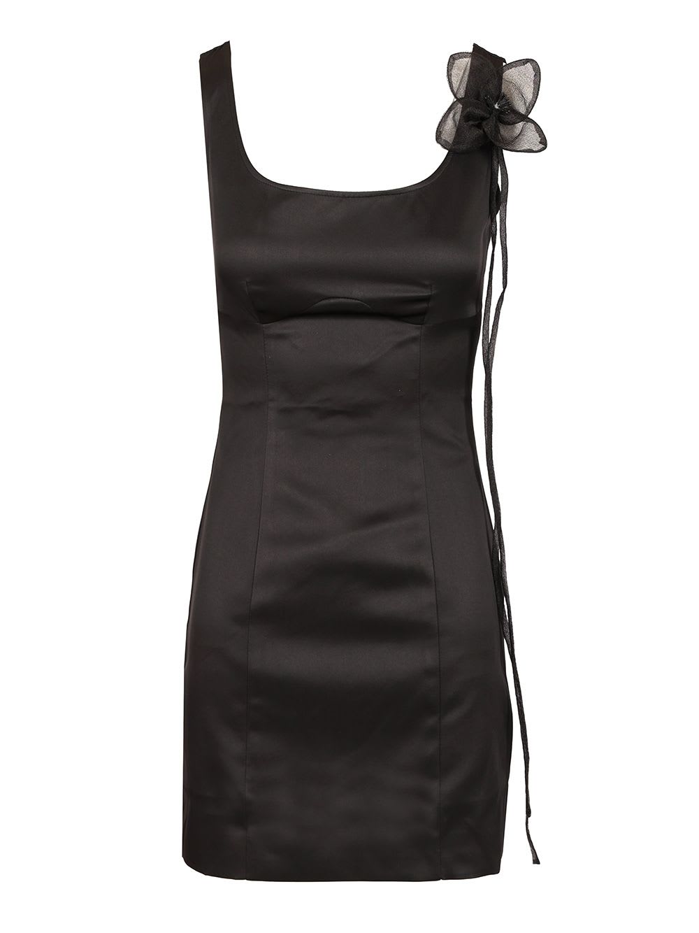 Rotate Birger Christensen Satin Flower Dress