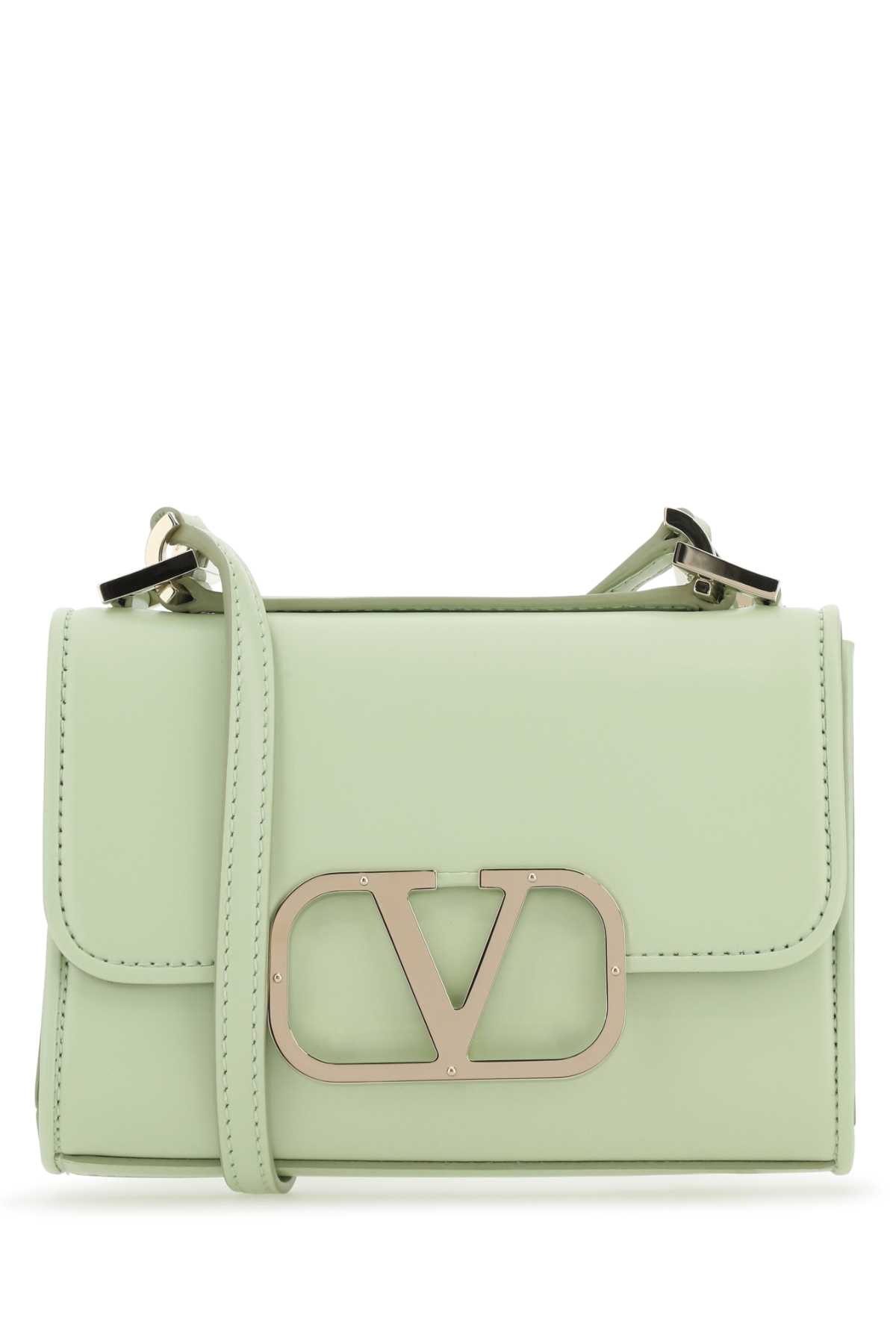 Pastel Green Vlogo Crossbody Bag